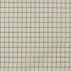 QY1618-147 - Ivoor-offwhite met blauwe ruit BRUSHED FQ