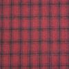 QY1618-29 - Rood donker met zwarte ruit BRUSHED FQ