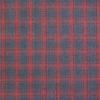 QY1618-76 - Blauw met rode ruit BRUSHED FQ