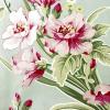 Blauwgrijs met bloemen FQ