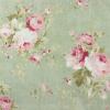 Groen licht met roze rozen FQ
