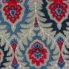 FQ2410 - Blauw middel en donker met paisly FQ