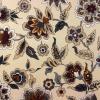 2642 - Beige met bruin/beige bloemen J437-0141