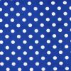2704 - Blauw met witte polka dot
