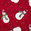 2772 - Rood met witte sneeuwpoppen