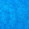 Blauw aqua met scrol FQ