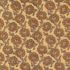 2872 - Beige met bruine bloemen