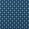 2938 - Blauw met aqua cirkel en bloem