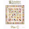 PT2948 - Plan C quiltpatroon voor quilt van 80x80 cm SCHNIBBLES