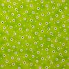3245 - Groen (lime) met witte bloemetjes