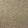 3364 - Beige met groenige scroll en roodbruin bloemetje