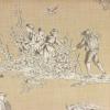 Beige met pearl tafereeltje: Toile