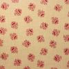 3404 - Beige met rood  bloemetje: Fleurette