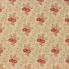 3431-2 - Beige met fijn rood bloemetje