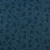 3452 - Blauw donker met blauw bloemetje: Coastal Rose