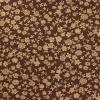 3555 - Bruin met beige bloemetje