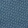 FQ3617 - Blauw met klein wit bloemenprintje FQ