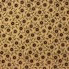 FQ3775 - Beige met rode rondjes en donkere ranken FQ