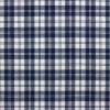 FQ3865 - Wit met donkerblauw geweven ruit FQ