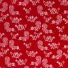 3941 - Rood met witte kipjes en haantjes