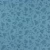 4105 - Blauw middel met blauw bloemetje: Coastal Rose