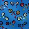 4214 - Blauw met bikes