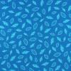 4288 - Blauw, aqua met lichtere blaadjes