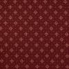4309 - Rood donker met lichtbeige printje