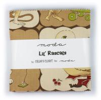 CP4329 - Charm Pack 'Lil' Rascals' 42 st. van ca. 12,5x12,5 cm