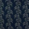 4379 - Blauw met sierlijke bloemen in rijen