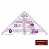NO4406 - MM Small Diagonal set Triangel ruler