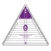NO4408 - MM 60 graden Large Triangle Ruler