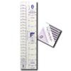 [NO4446] - MM Log Cabin Liniaal 5/8 inch en 1 1/4 inch