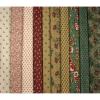 BU4504 - Rood, beige en groene bundel van 10 Fat Eights