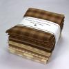 [BU4602] - Beige bruine ruit en streep, geweven 12 FQ
