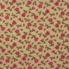 4741 - Beige met rozerood bloemetje
