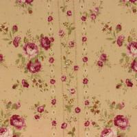 Beige met roosjes en rozenlint FQ