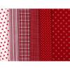 BU1972 - Rood witte bundel van 6 FQ