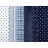 BU3034 - Blauw witte bundel van 6 FQ