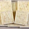 ZE2614 - Zeepjes CARR� DE SAVON  Ambre Blanc (witte amber) 10st