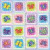Butterfly Fling Quiltpakket ca. 1.30x1.30 m