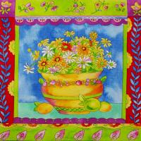 Pot met margrieten