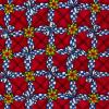 1478 - rood met blauw witte strikjes