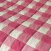 Roze witte grote ruit BRUSHED