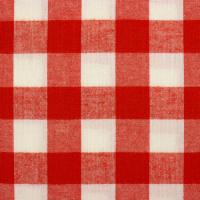 Oranje witte ruit groot BRUCHED