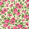 FQ1641 - Ivoor met roze bloemen FQ