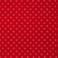 Rood met wit bloemetje
