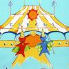 2066 - Blauw met circustent