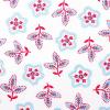 2292 - Wit met puntige bloemen