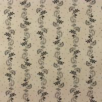 Ivoor beige met zwart motiefje en stippen 28762-1 FQ